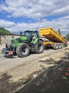Transport tracteur benne tp en seine maritime 76